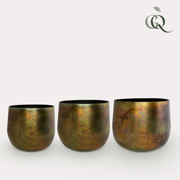 thumbnail_600-1030 Kupfer Topf – Elisa Vintage Green - 3er-Set – Bild 1