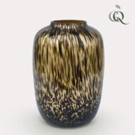 Glas Vase Artic Cheetah Gold Gr. M - H35 W25