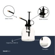 Pflanzensprüher – Klarglas mit schwarzem- 300 ml – Bild 3