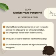 Mediterrane Blumenerde 40 Liter inklusive RhizoPlus geeignet für Olivenbäume, Zitruspflanzen und Palmen – Bild 5
