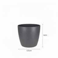 Brüsseler Topf - Anthrazit - D07x6cm – Bild 3