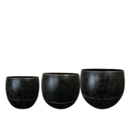 Topf - Belia Vintage Schwarz - 3er-Set – Bild 7