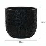 Capi Topf Bol Haut Anthrazit- D17cm - H15cm – Bild 3