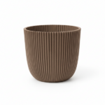 Capi Topf Nature Groove aus warmem Taupe D22cm