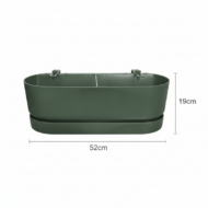Elho Topf Blattgrün Greenville Easy Balcony D25cm – Bild 3