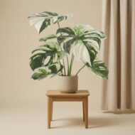 Monstera bush in pot 40cm - Kunstplant - Artificial plant – Bild 3