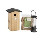 Kohlmeisen Paket – Vogelhäuschen und Vogelfutter